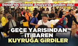 Gece yarısından itibaren kuyruğa girdiler