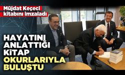 Müjdat Keçeci’nin hayatını anlattığı kitap okurlarıyla buluştu