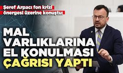Şeref Arpacı fon krizinde mal varlıklarına el konulması çağrısı yaptı