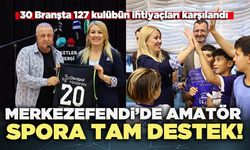 Merkezefendi’de amatör spora tam destek!