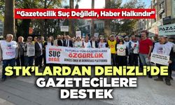 STK’lardan Denizli’de Gazetecilere Destek