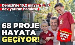 Denizli’de 16,2 milyar TL’lik dev yatırım hamlesi: 68 Proje hayata geçiyor!