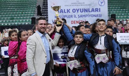 Tavas Belediyesispor Kulübü halk oyunlarında zirvede