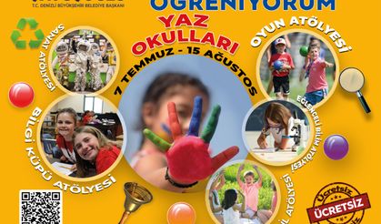 Denizli Büyükşehir’den çocuklara eğlenceli ve öğretici yaz tatili