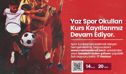 Merkezefendi Belediyesi’nin Yaz Spor Okulları Kurs Kayıtları Devam Ediyor