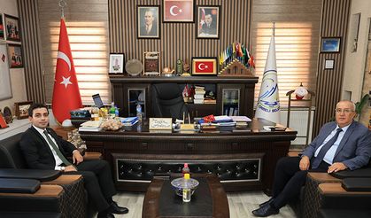 Çameli Kaymakamı Yıldırım'dan Cengiz Arslan’a veda ziyareti