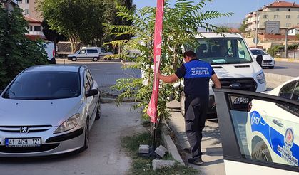Pamukkale yolunda görüntü kirliliğine müdahale