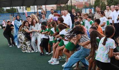 Spor festivali aileleri bir araya getirdi
