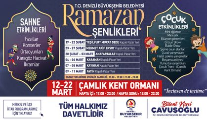 Denizli’de Ramazan Büyükşehir İle Bir Başka Yaşanacak