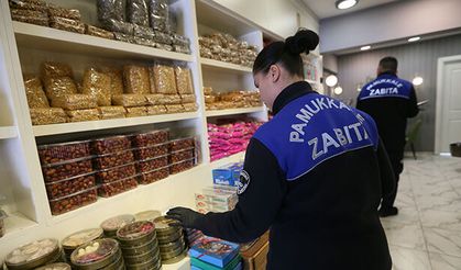 Pamukkale'de zabıta ekipleri denetimlerini aralıksız sürdürüyor