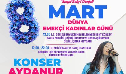Denizli Büyükşehir’den 8 Mart’a özel anlamlı programlar