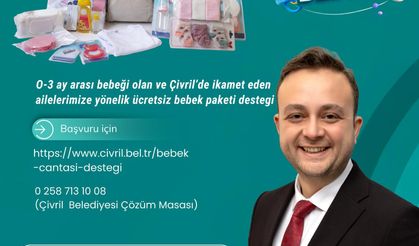 Çivril Belediyesi’nden Yeni Doğan Ailelere Destek: “Hoş Geldin Bebek” projesi başladı!