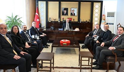 DOSB yeni yönetimi Vali Köşger’e ziyarette bulundu