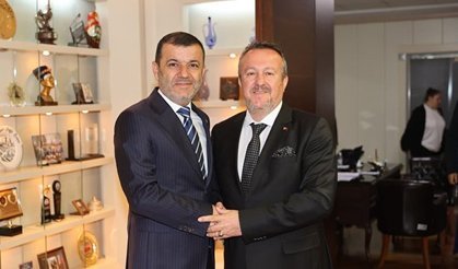 DOSB Yönetimi Çavuşoğlu’nu ziyaret etti