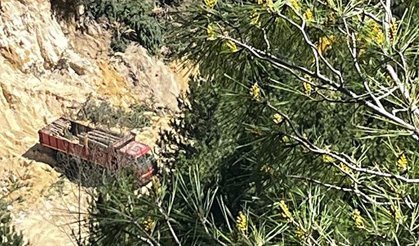 Buldan’da maden sahasında ağaç kesimi başladı