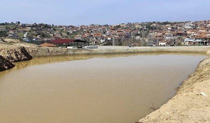 Buldan’da dolan gölet çiftçinin can suyu oldu