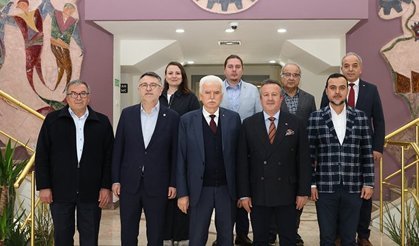 Denizli Ticaret Borsası DOSB Yönetimini ziyaret etti