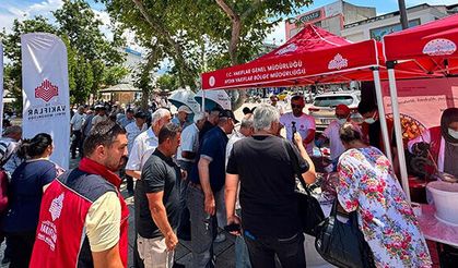 Denizli'de Muharrem ayının bereketi aşure ikramıyla paylaşıldı