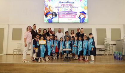 Merkezefendi Belediyesi Sevindik Kreşi’nde Mezuniyet Coşkusu