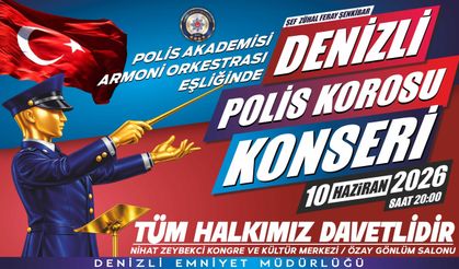 Denizli Polisi’nden Türkü ve Müzik Dolu Gece