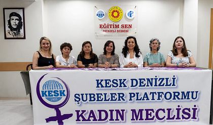 KESK Denizli Kadın Meclisi: “Haklarımız paketlere sığmaz”