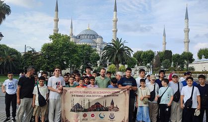 Hafızlar ecdadın izinde tarihi yolculuk yaptı