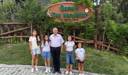 Dereceye giren çocuklar Çameli’de ödüllendirildi