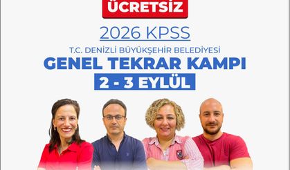KPSS adaylarına ücretsiz genel tekrar kampı