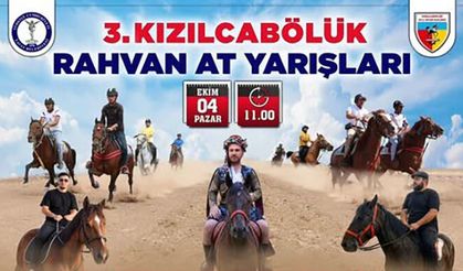 Kızılcabölük’te rahvan at yarışları 4 Ekim'de yapılacak