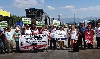Akalan’da Biyogaz Tesisi kapasite artışı protesto edildi