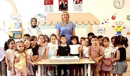 Merkezefendi'de minik öğrencilerin eğitim heyecanı