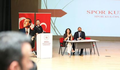 Denizli'de spor kulüpleri seminerde buluştu