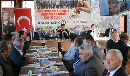 Muhtarlar günü Tavas’ta kutlandı