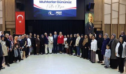 Şeniz Doğan muhtarlar ile bir araya geldi