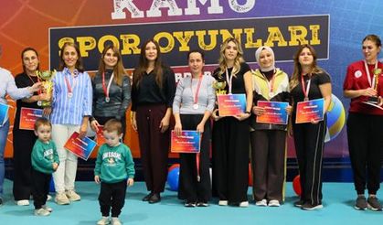 Kamu Spor Oyunları’nda şampiyonlar belli oldu