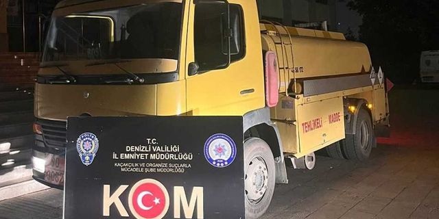 Yakıt Tankeriyle Kaçak Akaryakıt Ticareti Yaparken Yakalandılar