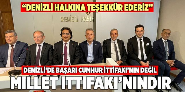 Ali Osman Horzum; “Denizli’de Başarı Cumhur İttifakı’nın Değil, Millet İttifakı’nındır”