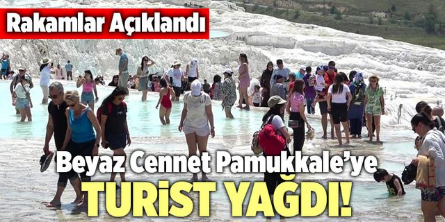 Beyaz Cennet Pamukkale’ye Turist Yağdı!