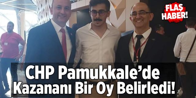 CHP Pamukkale İlçe Başkanı Uğur Çoşkun Oldu