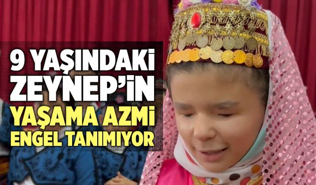 Denizli’de Görme Engelli Kızın Yaşama Azmi Alkış Topluyor
