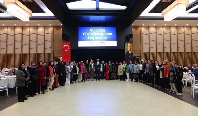 Başkan Şeniz Doğan Muhtarlarla Bir Araya Geldi