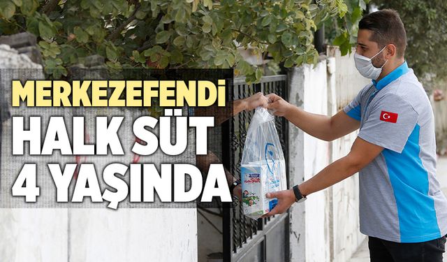 Merkezefendi Halk Süt 4 Yaşında