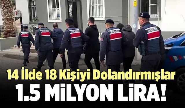 Fuhuş Yalanıyla 14 İlde 18 Kişiyi 1,5 Milyon Dolandırdılar