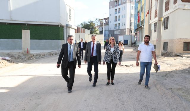 Şeniz Doğan, Üst Yapı Çalışmalarını Yerinde İnceledi