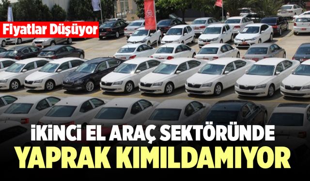 İkinci El Araç Sektöründe Yaprak Kımıldamıyor