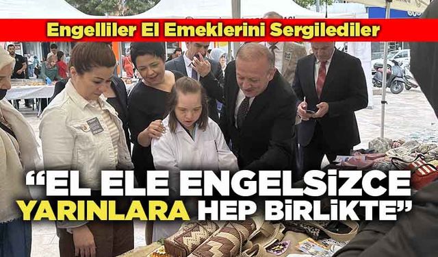 Engelliler El Emeklerini Sergilediler