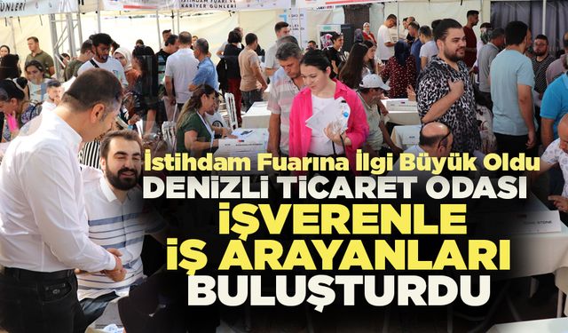 DTO’nun İstihdam Fuarı Büyük İlgi Gördü