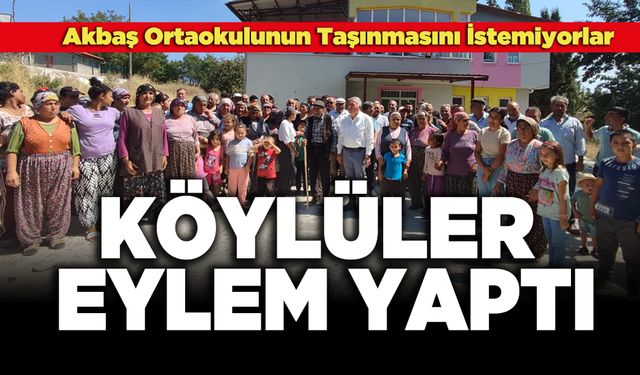 Köylüler Okuluna Sahip Çıkmak İçin Eylem Yaptı