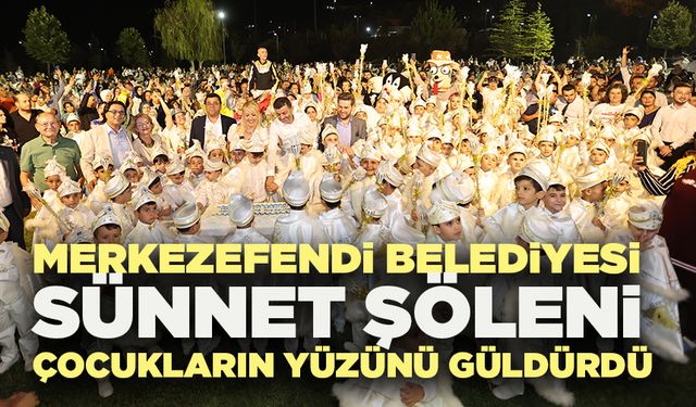 Merkezefendi Belediyesi Sünnet Şöleni Çocukların Yüzünü Güldürdü