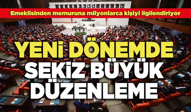 Yeni Dönemde Sekiz Büyük Düzenleme